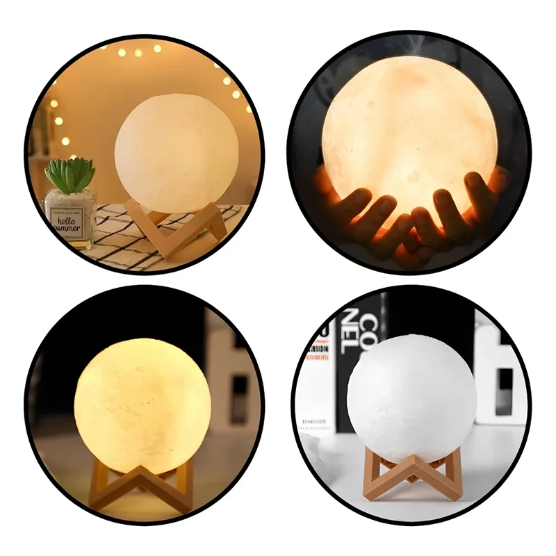 LED Moon Galaxy Night Light