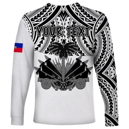 Unisex Long Sleeve,  Mens Negre Marron Design"