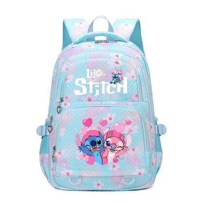 Stitch Backpack – Large Capacity Anime Print Daypack for School, Travel