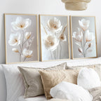 Modern Floral Wall Art for Home Decor
