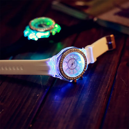 Luxury Dual Display Ladies & Men’s Quartz LED Sport Watch