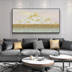 Large Hand-Painted Abstract Oil Painting