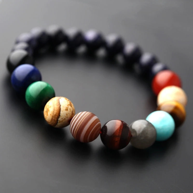 Cosmic Harmony Nine Planets Bracelet