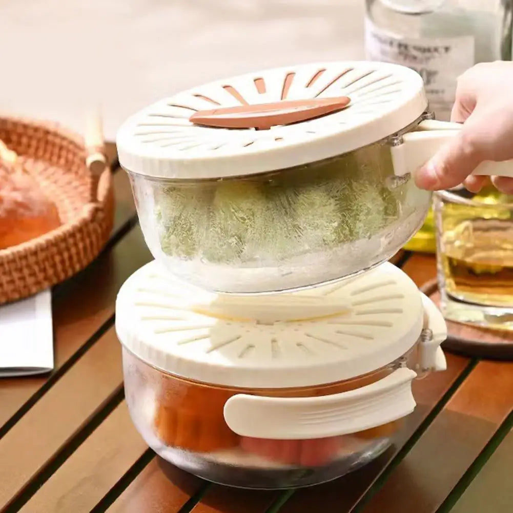 Premium Food-Grade Double-Layer Draining Bowl