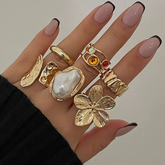 Geometric Knuckle Rings for Women, Men