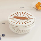 Premium Food-Grade Double-Layer Draining Bowl