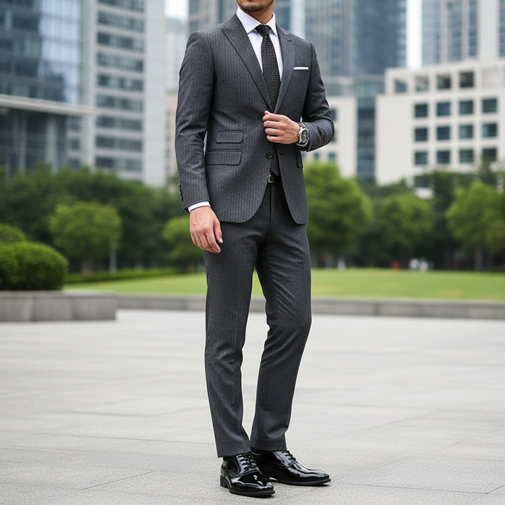 Men's Shiny Emerald Dress Shoes