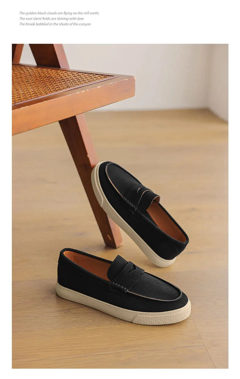 Suede Leather Men’s Loafers