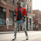 Haiti Flag 3D Bomber Jacket