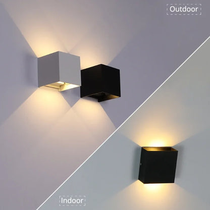 Waterproof LED Wall Light – IP65 Outdoor/Indoor Wall Lamp for Garden, Yard, (AC110V/220V)