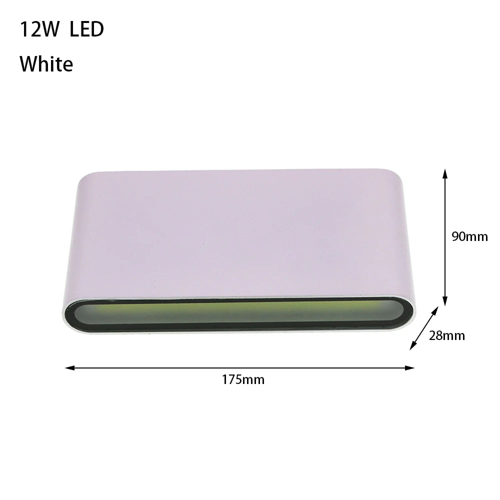 Modern Aluminum Wall Lamp for Outdoor & Indoor