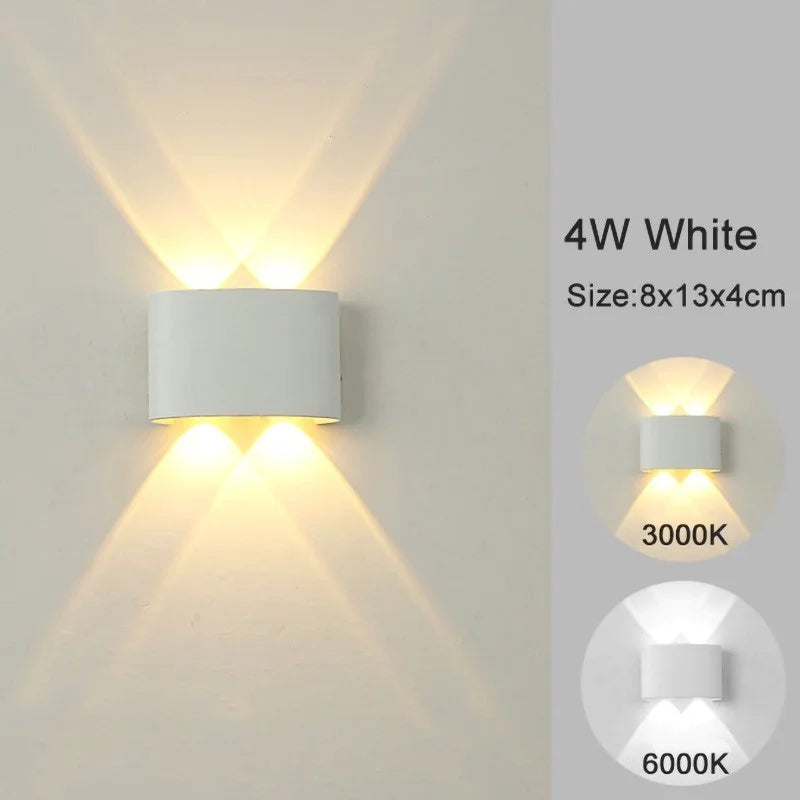 Modern LED Wall  Indoor Outdoor Lamp