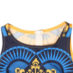 Luxury Women’s Haiti Flag Dress