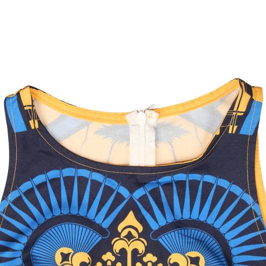 Luxury Women’s Haiti Flag Dress