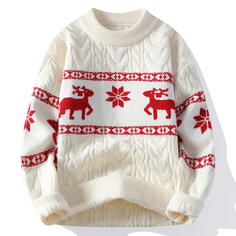 Deer Knit Sweater for Men