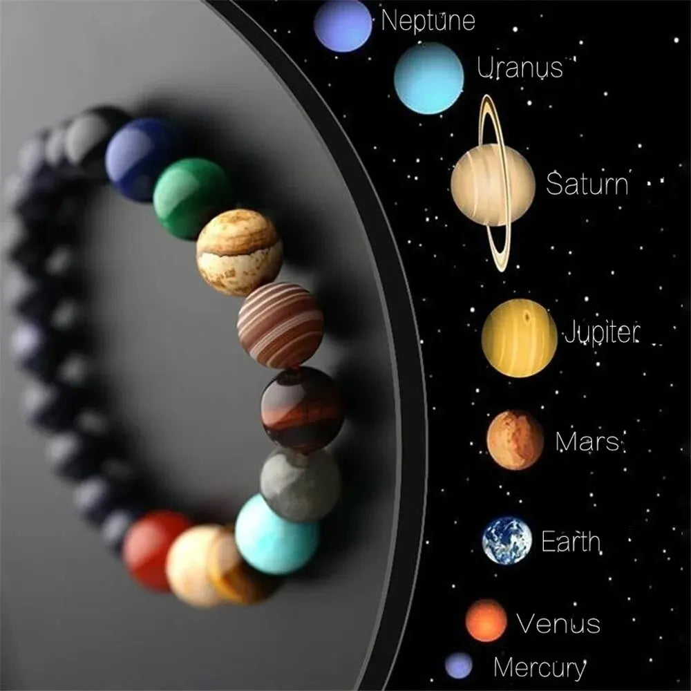 Cosmic Harmony Nine Planets Bracelet