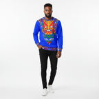 Haiti Flag Pattern Hoodie – Unisex