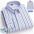 Premium Cotton Slim Fit Shirt - Striped Formal Wear