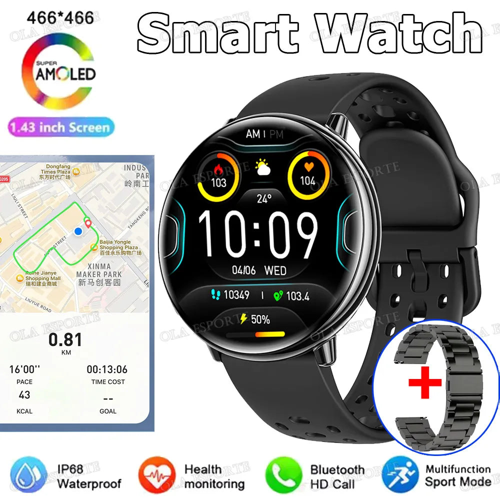 Smartwatch Amazfit Active 2 GPS Smart Watch Men Women Ai GPT Amoled Waterproof Sport