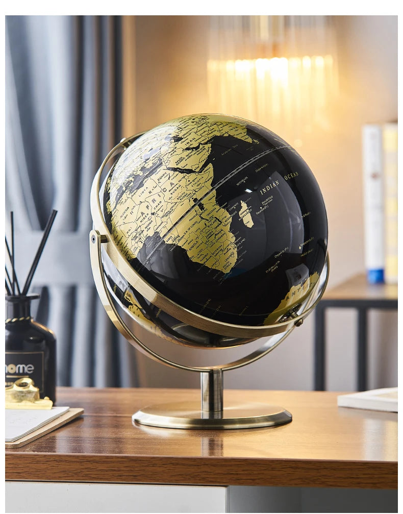 Retro World Globe Modern Learning World Map Globe