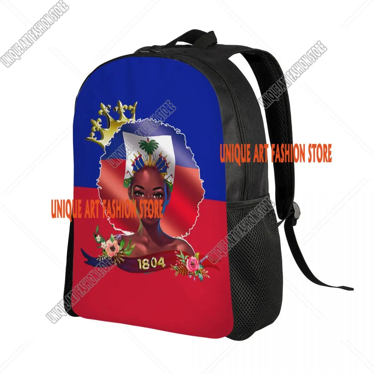 Haitian Queen 1804 Flag Laptop Backpack