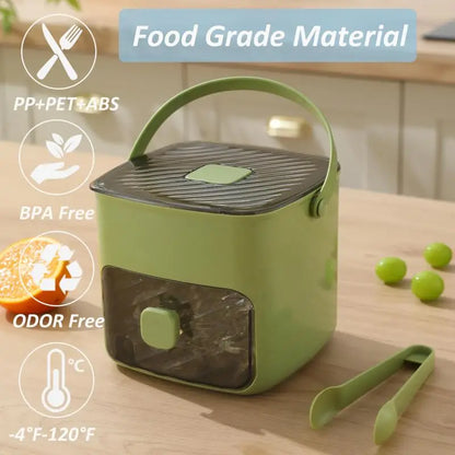 Grid Reusable Ice Cube Tray with Storage