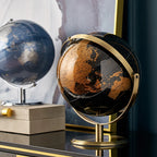 Retro World Globe Modern Learning World Map Globe