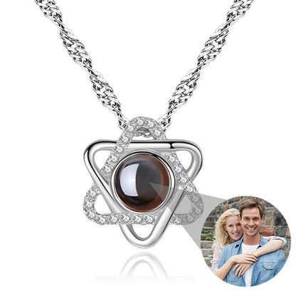 Personalized Photo Projection Necklace
