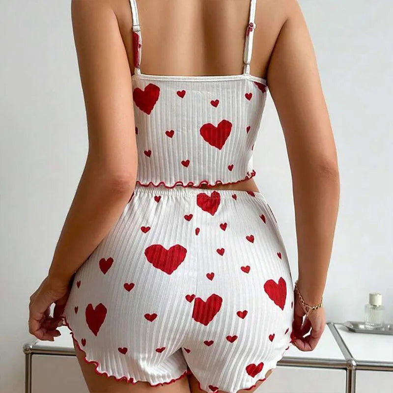 2-Piece Short & Tank Top Sleepwear