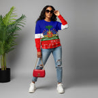Haiti Flag Pattern Hoodie – Unisex