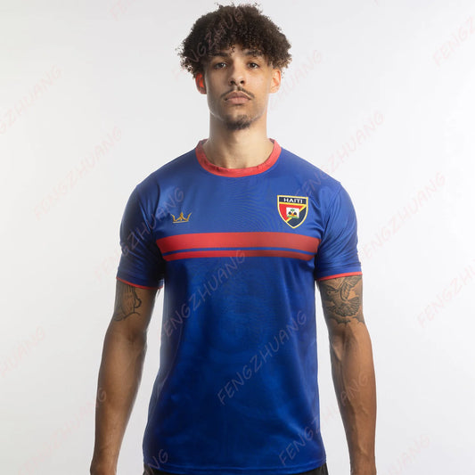 Haiti Football Jersey T-Shirt – Unisex Casual