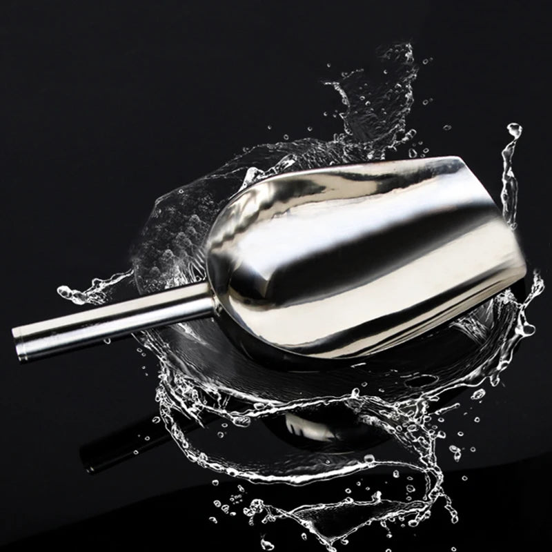 Premium Stainless Steel Ice Scoop