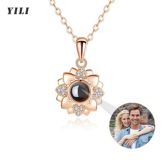 Personalized Photo Projection Necklace