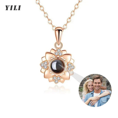 Personalized Photo Projection Necklace