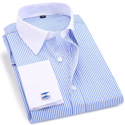 6XL Premium French Cuff Slim Fit Shirt