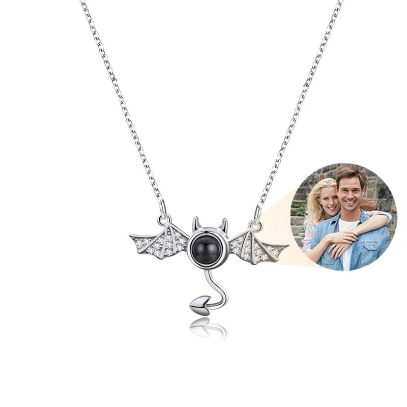 Personalized Photo Projection Necklace