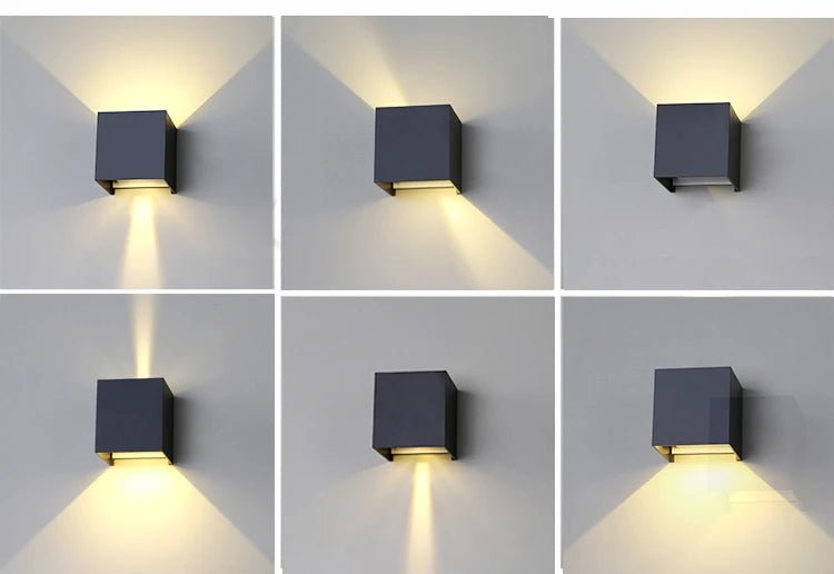 Waterproof LED Wall Light – IP65 Outdoor/Indoor Wall Lamp for Garden, Yard, (AC110V/220V)