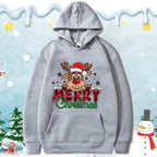 Men’s Christmas Reindeer Warm Hoodie