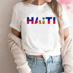Haiti Women’s Summer T-Shirt – Funny Streetwear Tee