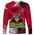 Unisex Long Sleeve,  Mens Negre Marron Design"