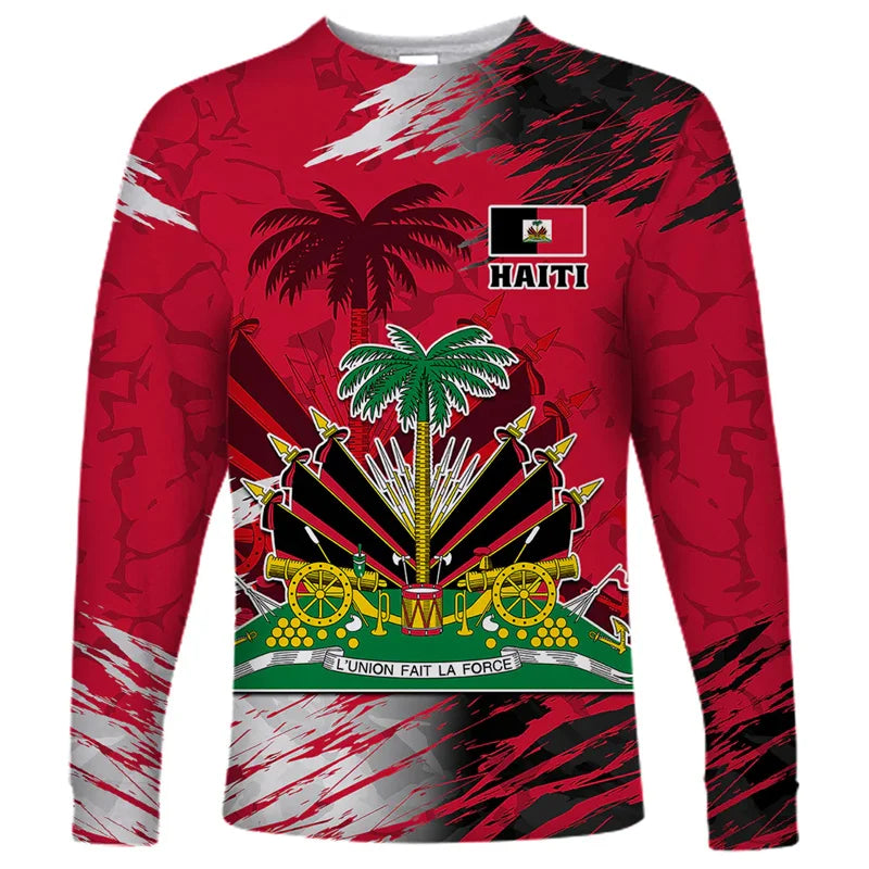 Unisex Long Sleeve,  Mens Negre Marron Design"