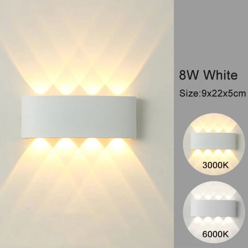 Modern LED Wall  Indoor Outdoor Lamp