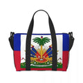 Custom Haiti Flag Travel Tote