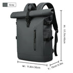Heroic Knight Rolltop Travel Backpack