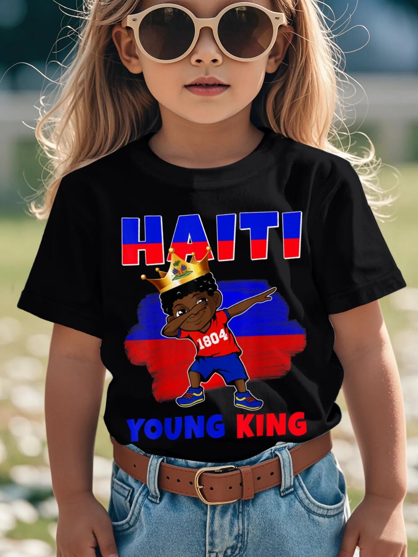 Young King" Haiti Heritage Tee