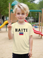 Boys' Haiti Graphic Cotton T-Shirt