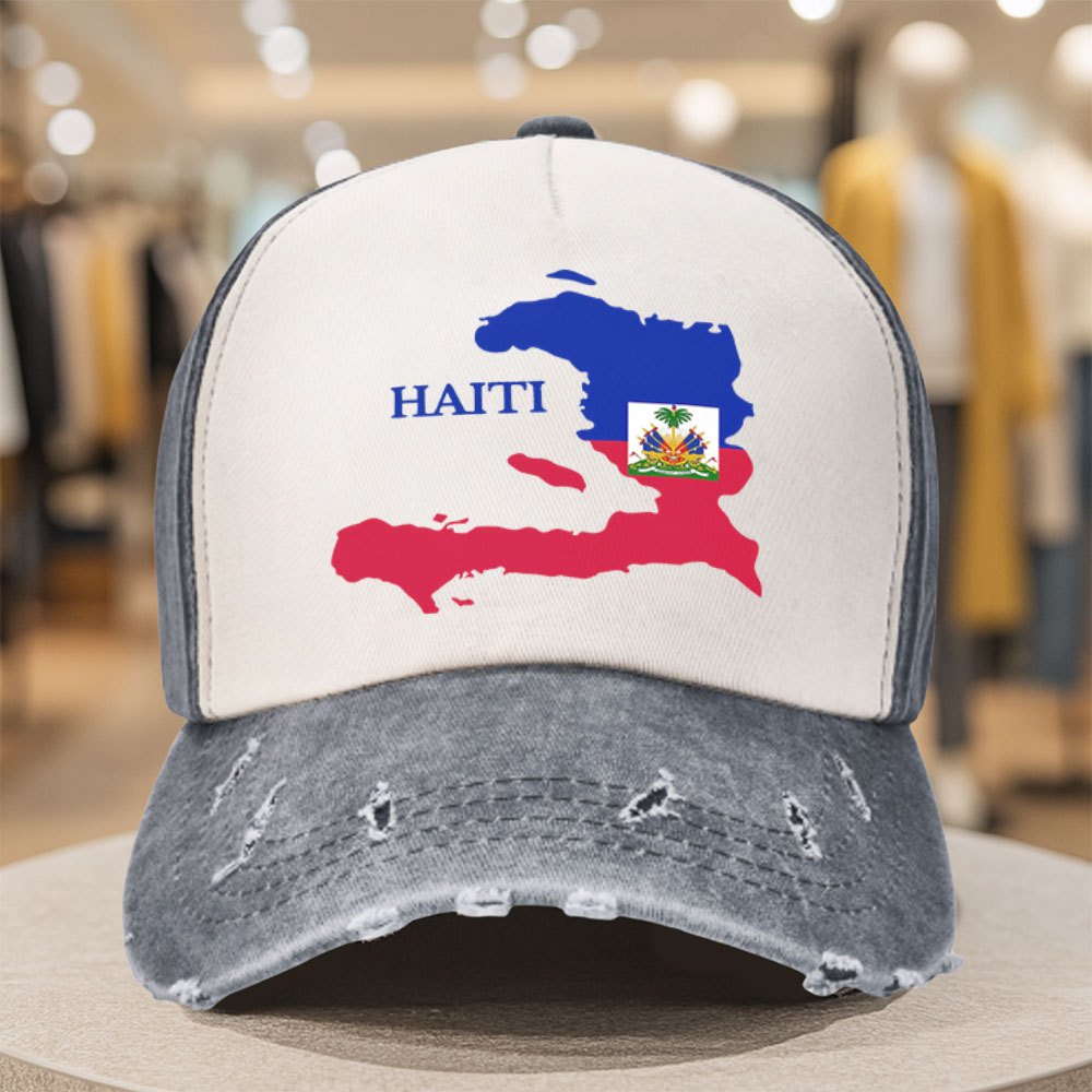 Haitian Pride Heritage Cap