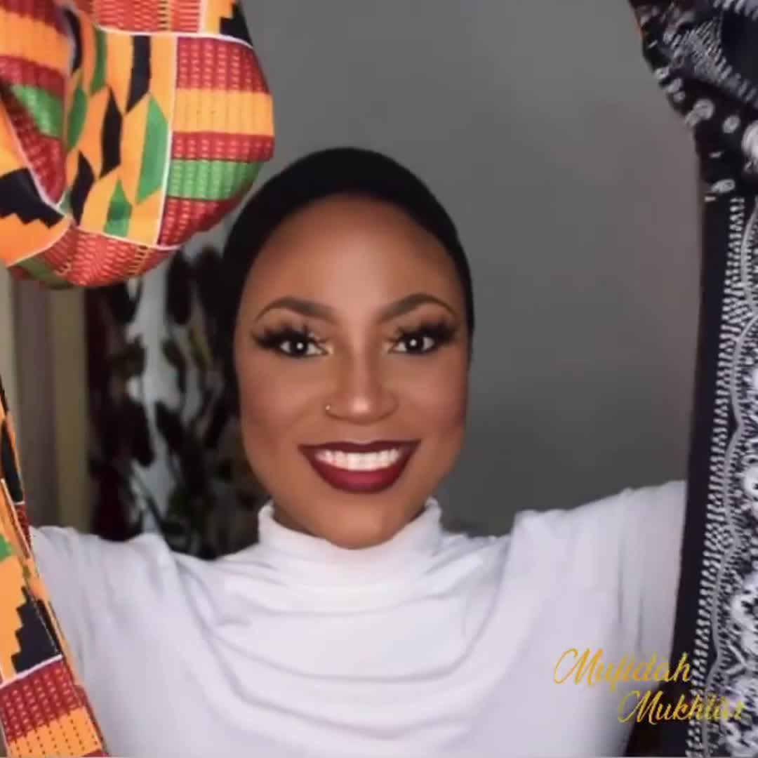 African Print Satin-Lined Turban Hat – Vintage Lace-Up Head Wrap, Soft Beanie Bandana for Women

Product Description: