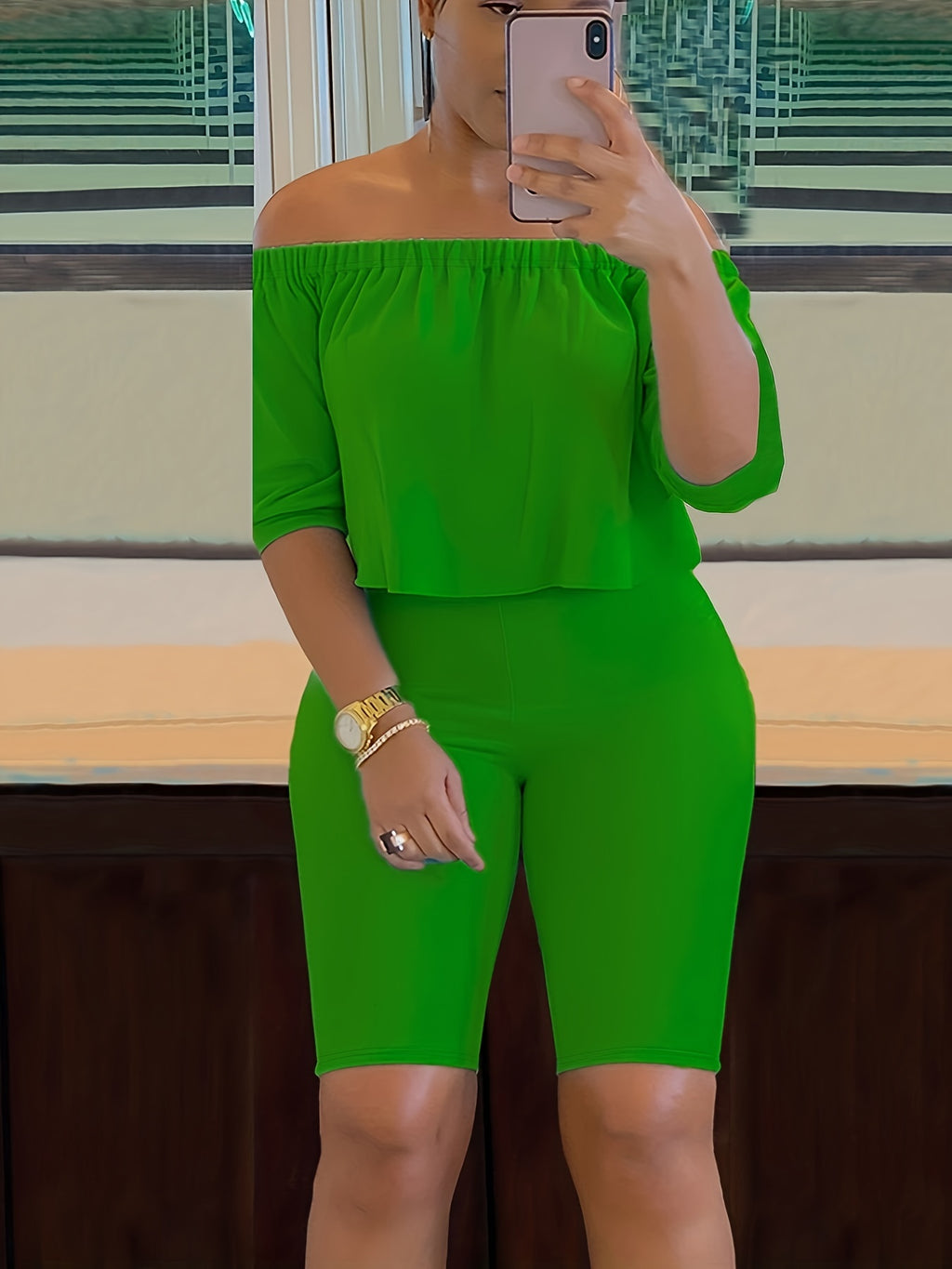 Women's Sexy Off-Shoulder Two-Piece Pantsuit