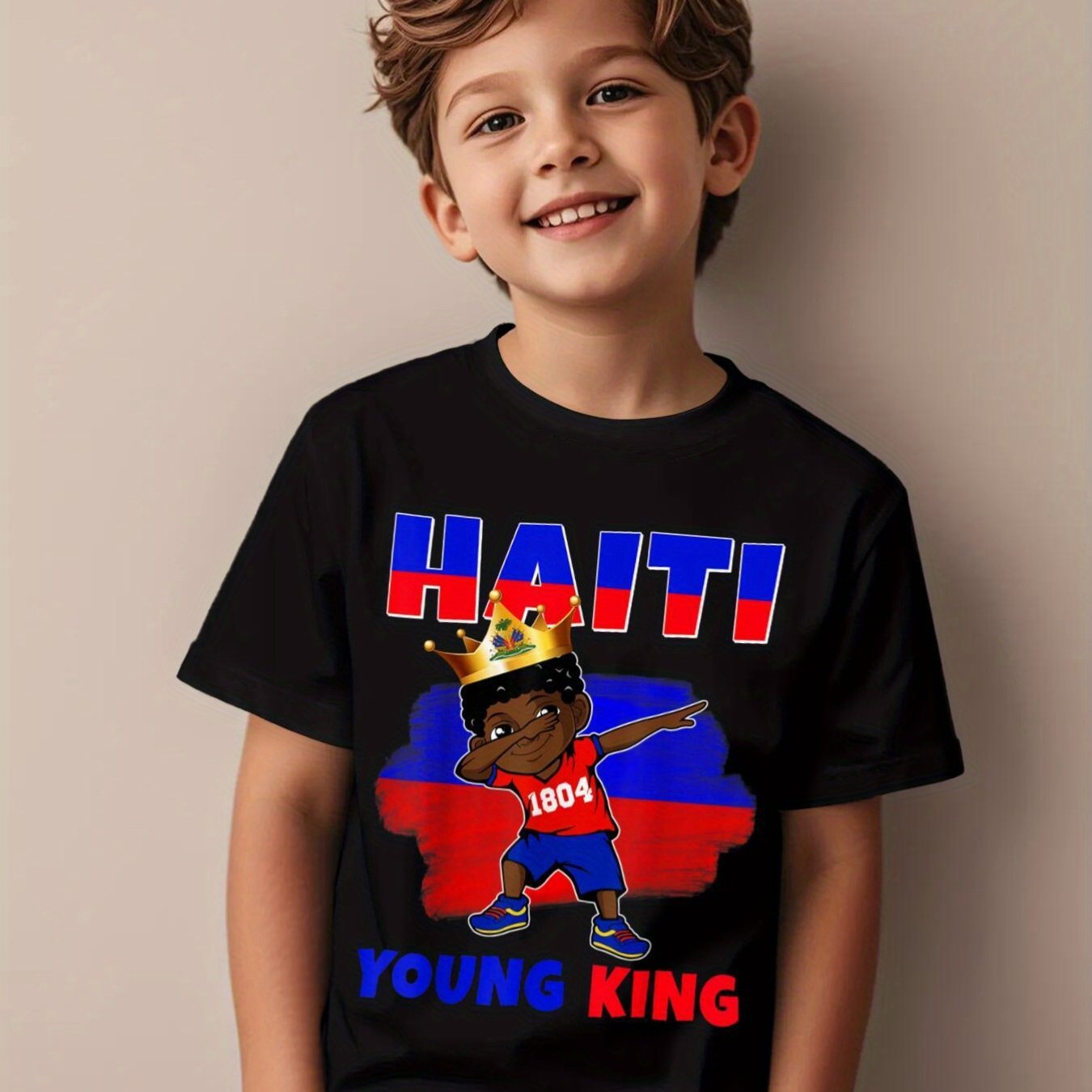 Young King" Haiti Heritage Tee